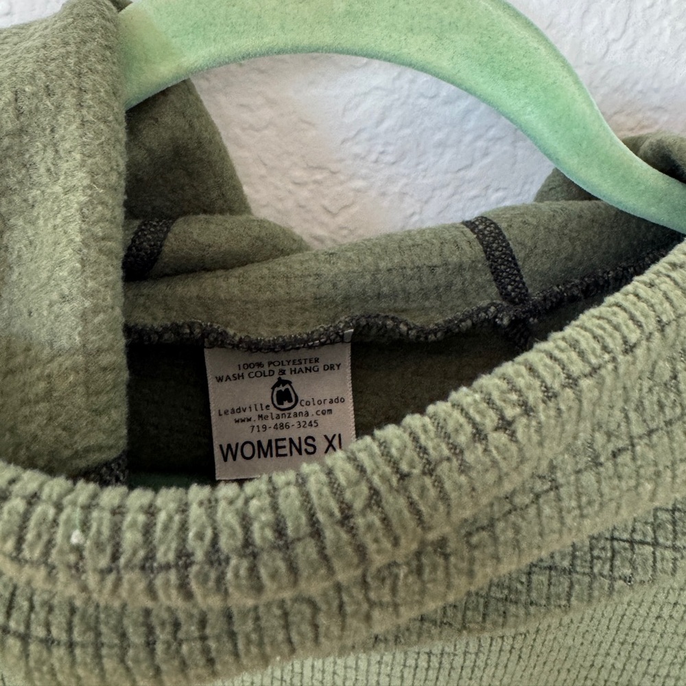 Melanzana Green Hooded Sweatshirt Dress - Picture 7 of 7